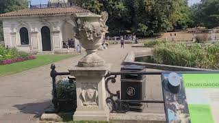 Italian Gardens inside Kensington Palace gardens [upl. by Zosima633]