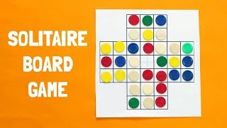 Solitaire Board Game [upl. by Ariaj959]