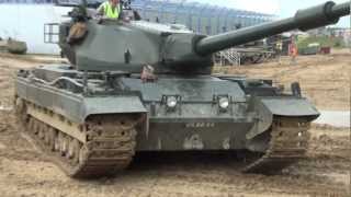 Conqueror conks out at Duxford Tankfest 17062012 [upl. by Duma]