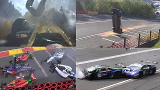 WORST CRASHES EA ROGUE  RAIDILLON Compilation SPA old runnof [upl. by Aneeras]