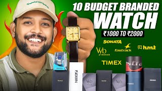 10 Best Budget Watch for College 🔥 Men Watch Haul Review 2024  Timex Fastrack HMT  One Chance [upl. by Alegnave]