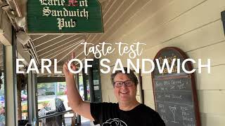 Restaurant Taste Test Earl of Sandwich in Hilton Head SC [upl. by Aeslek]