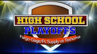 PTCI High School Playoffs FargoGageFt Supply vs Texhoma [upl. by Pape]