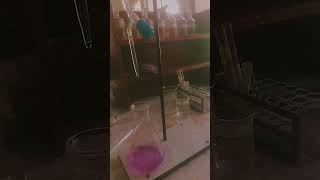 Titration chemsitryexperimentytshortsexplorefypforyousciencefunnyviralvideotrending [upl. by Bock]