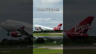 Normal plane takeoff vs iL 86 takeoff 💀 [upl. by Omora]