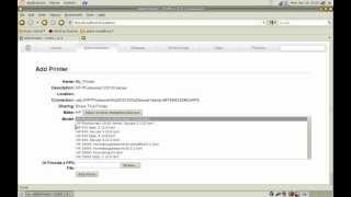 Drucker installieren  einrichten unter Linux  mit CUPS [upl. by Anayek]