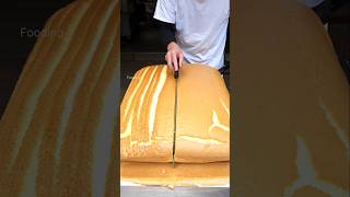 Insane Delicious Original Jiggly Giant Cake Cutting  Taiwanese Street Food [upl. by Sill]