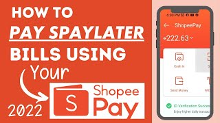 HOW TO PAY SPAYLATER BILL IN SHOPEE USING SHOPEEPAY  shopee spaylater shopeeapp [upl. by Ragnar]