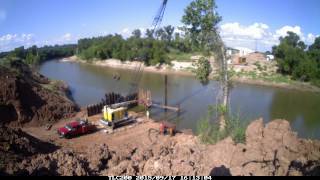 Building a Sheet Pile Cofferdam [upl. by Angeline445]