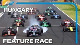 F2 Feature Race Highlights  2024 Hungarian Grand Prix [upl. by Dlanigger]