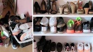 SCHOENENKAST INDELEN amp SCHOENEN STASH  Kristina K ❤ [upl. by Nueovas]