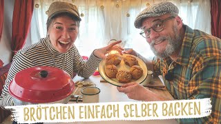 Brötchen schnell selber backen  Einfach amp mega lecker aus dem Campingbackofen [upl. by Coniah]