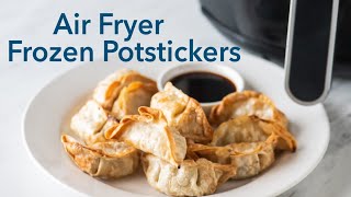 Air Fryer Frozen Dumplings  Potstickers [upl. by Catlaina]