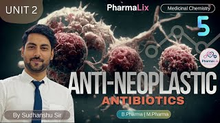 AntiNeoplastic Part 5  Antibiotics used in Cancer  Pharmacology and Medicinal Chemistry Pharmalix [upl. by Oicnaneb]