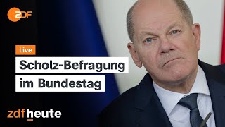 Live Kanzler Scholz stellt sich den Fragen der Abgeordneten [upl. by Aronos]