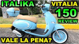 ITALIKA VITALIA 150 VALE LA PENA BLITZ RIDER REVIEW [upl. by Danaher]