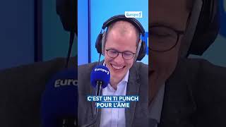 Gaspard Proust se paie Amélie OudéaCastera  quotElle n’a pas chanté que Djadjaquot shorts radio [upl. by Ellimaj]