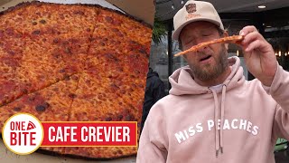 Barstool Pizza Review  Cafe Crevier Denville NJ [upl. by Didi]