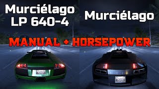 Lamborghini Murcielago LP 6404 vs Lamborghini Murcielago  Need for Speed Carbon Drag Race [upl. by Rufe586]