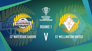 HIGHLIGHTS CF Waterside Karori vs CF Wellington United  National League Championship [upl. by Lletniuq]