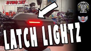 Favorite Install Motorcycle SaddleBag LED Latch Lightz Custom Dynamics Lights bright plug n play [upl. by Pentha]