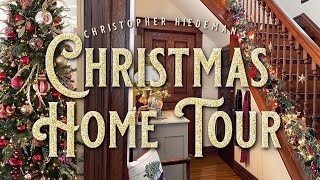 Christmas Home Tour  Christopher Hiedemans Christmas Decorating  Historic 1898 Home Tour [upl. by Sum57]