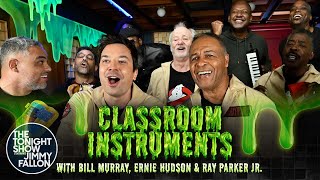 Ray Parker Jr Bill Murray Ernie Hudson Jimmy amp The Roots quotGhostbustersquot Classroom Instruments [upl. by Friederike]