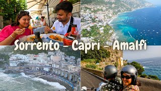 ITALY vlog Sorrento Capri amp PositanoAmalfi Coast  Hotel Ferry Cost amp More [upl. by Leschen]