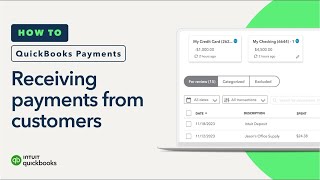 How to use QuickBooks Payments to receive payments from customers [upl. by Jaenicke]