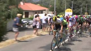 Summary  Stage 13 Muret  Rodez  Tour de France 2015 [upl. by Nagem]