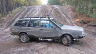 Passat GT syncro 32b im Offroad Park Peckfitz [upl. by Ecirtam]