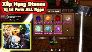 Xếp hạng và vị trí Farm tất cả Stones trong King Legacy Update 46 [upl. by Will]