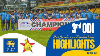 Sri Lanka vs Zimbabwe 1st ODI 2024 Highlights  6th January 2024  SL vs ZIM today Highlights [upl. by Eirellav]