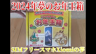 ヨドバシカメラ夢のお年玉箱 2024 SIMフリースマホ Xiomiの夢 [upl. by Milt]