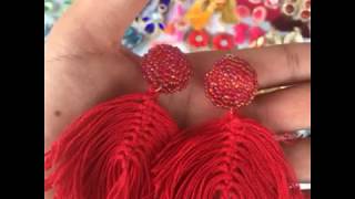 Diy cómo hacer plumas de hilo tutorial [upl. by Carlick91]