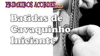 Aula de Batidas para cavaquinho  Iniciante [upl. by Idel92]