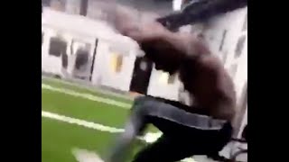 Antonio Brown gets KNOCKED OUT by weight machine bragging about bench press [upl. by Savanna]