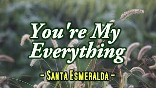 Youre My Everything  Santa Esmeralda KARAOKE VERSION [upl. by Jehu]