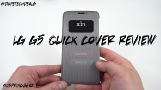 LG G5 Official Quick Cover Unboxing and Review [upl. by Carlstrom]