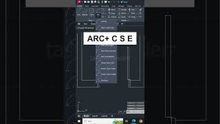 AutoCAD Tutorial  Arc  CenterStartEnd  Autocad 2024  AutoCAD Shortcuts [upl. by Aggy]