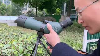 Waterproof Glass 2060X60 Hunting Spotting Scope With Reticle [upl. by Inor41]