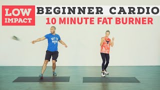 10 minute LOW IMPACT fun cardio workout No equipment [upl. by Lletnom738]