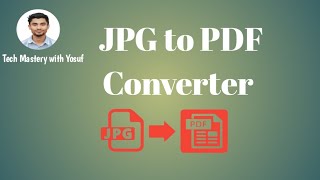 Convert JPG to PDF Quickly and Easily on Mobile  Tech Mastery with Yosuf [upl. by Rebeca]