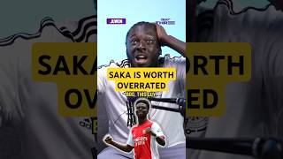 SAKA is OVERRATED and heres why 😡 shorts football soccer arsenal [upl. by Racso]