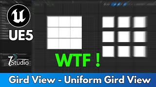 WTF Gird View  Uniform Gird View  Unreal Engin 5 Blueprint amp UI Explain Quickly  ue5 ui ui5 [upl. by Prud280]