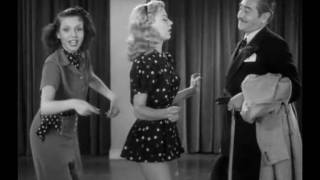 Rehearsal Dance Of Ginger Rogers and Ann Miller  Stage Door HD [upl. by Notnef]