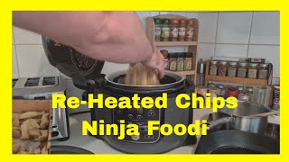 Ninja Foodi Reheating Chips and Ocado Frozen Thick Pork Sausages [upl. by Gazo851]