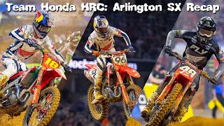 Team Honda HRC Arlington SX Recap [upl. by Odrautse]