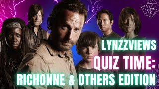 Quiz Time Richonne amp Others Edition thewalkingdead rickgrimes michonne richonne [upl. by Rosemonde]