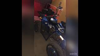 Atv avanzada Q9 raptor 200 con bocinas boss 65 bazoka [upl. by Akeme]